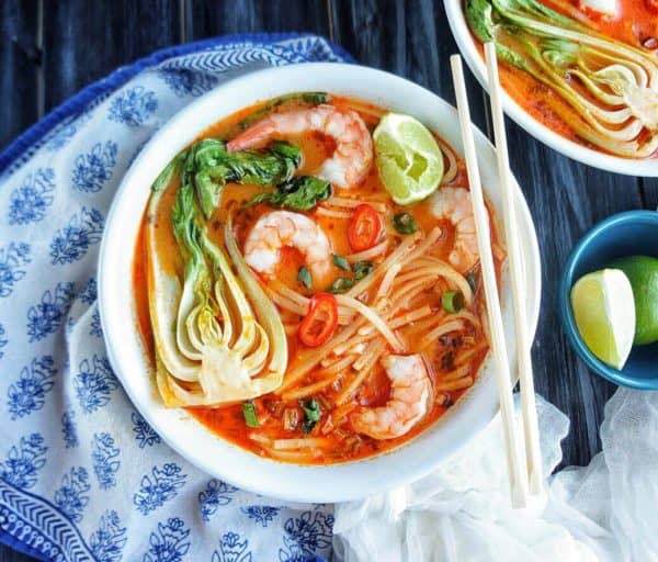 Thai Noodle Soup with Shrimp | Like a hug in a bowl