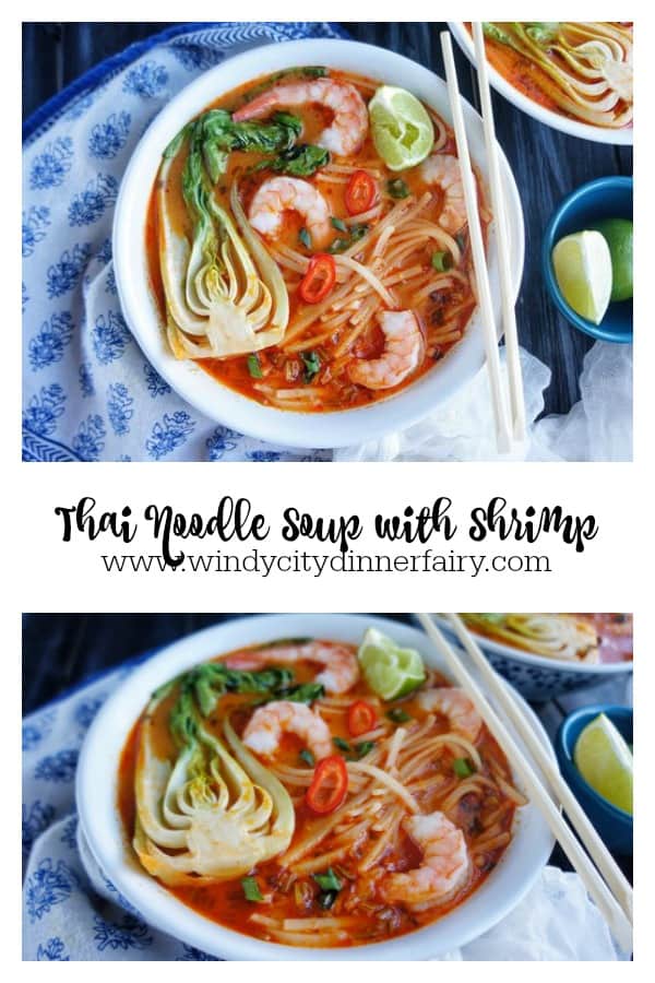 Thai Noodle Soup with Shrimp | Like a hug in a bowl