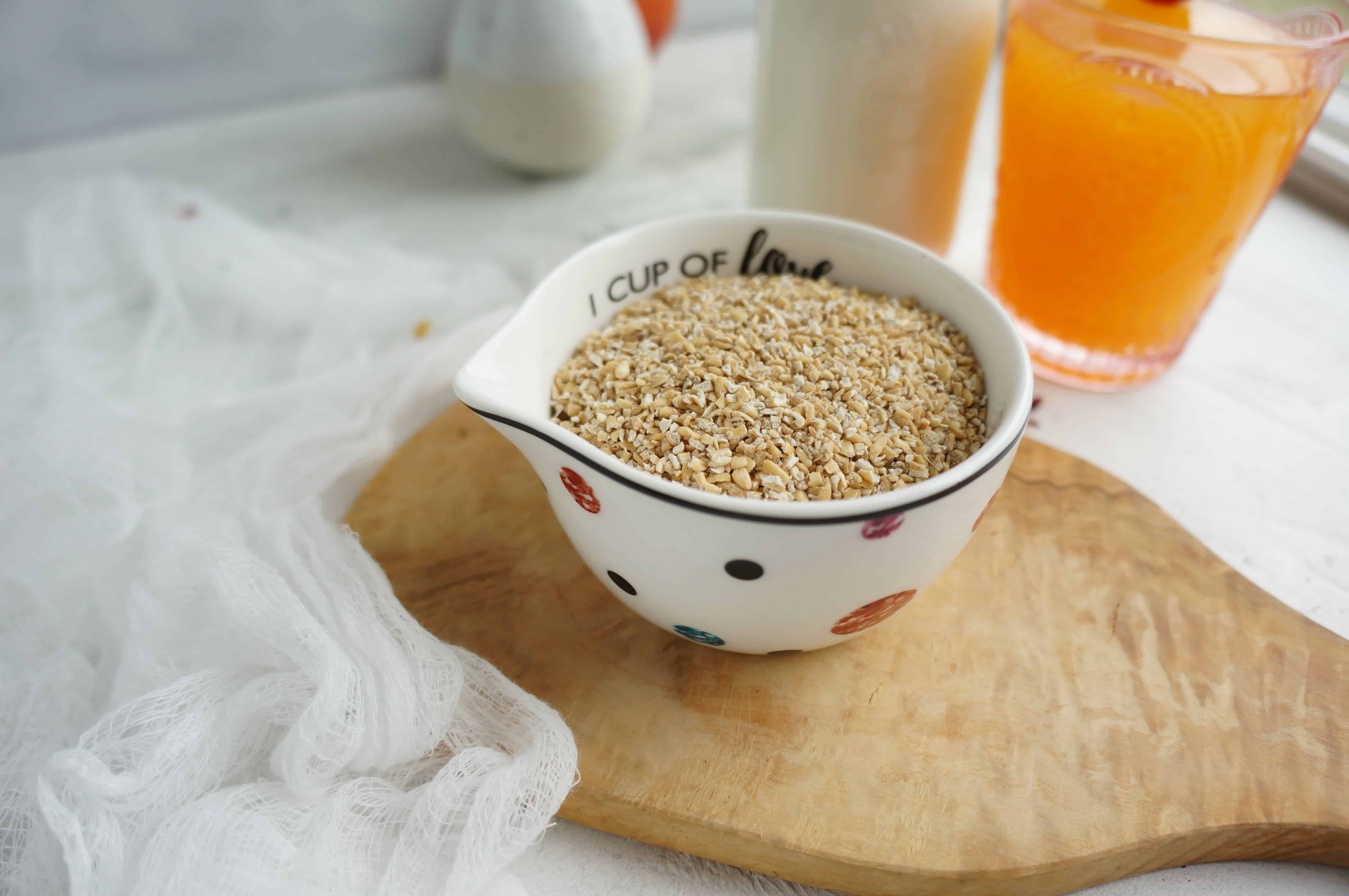 Blood orange steel cut oatmeal. The perfect yummy way to kickstart the day!