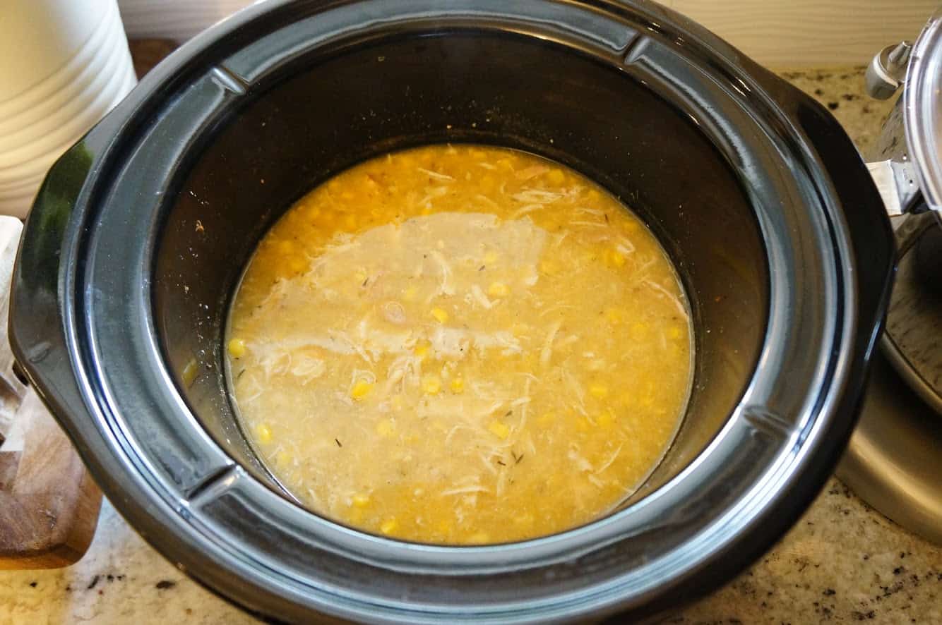 soup in the crock pot