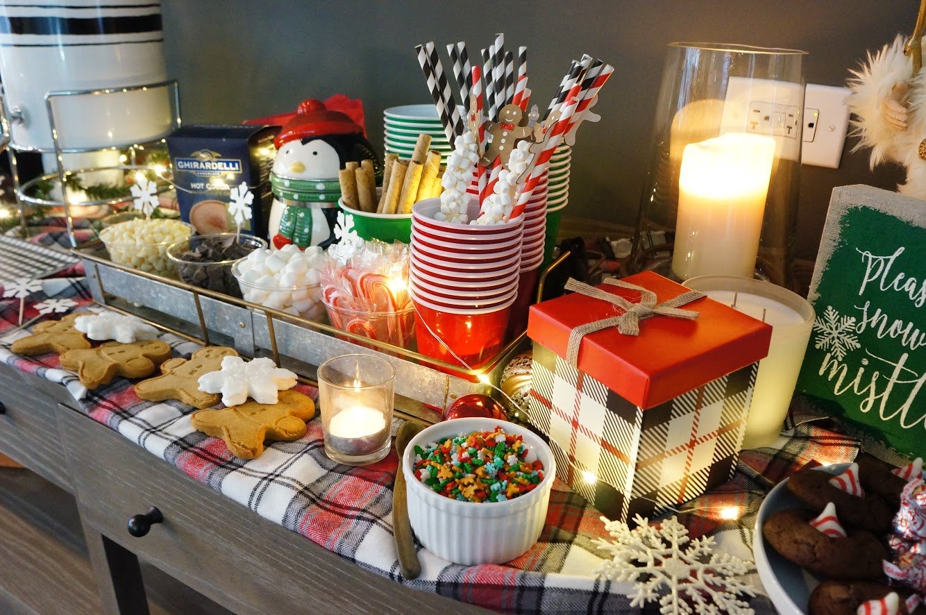 hot cocoa bar spread