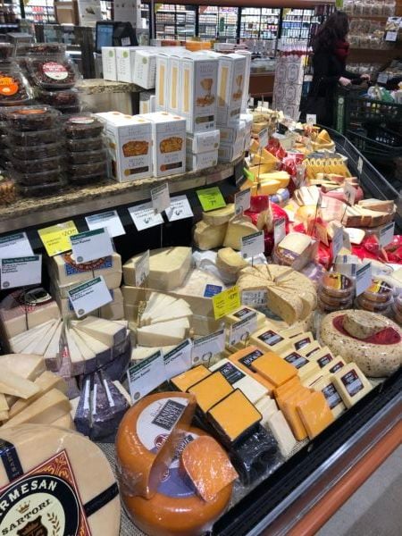 Whole Foods Cheese section