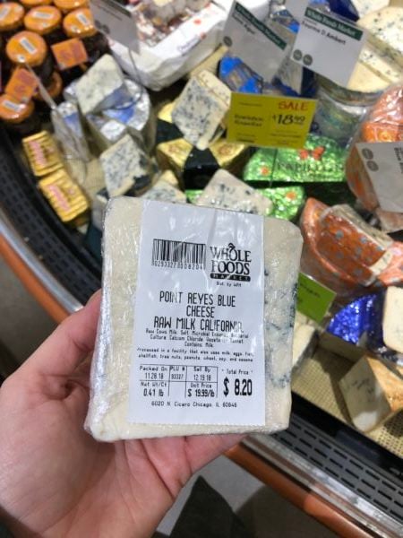 Whole Foods cheese section