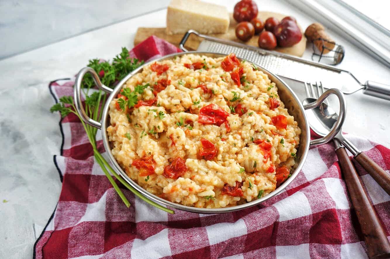 Instantpot red pepper risotto 