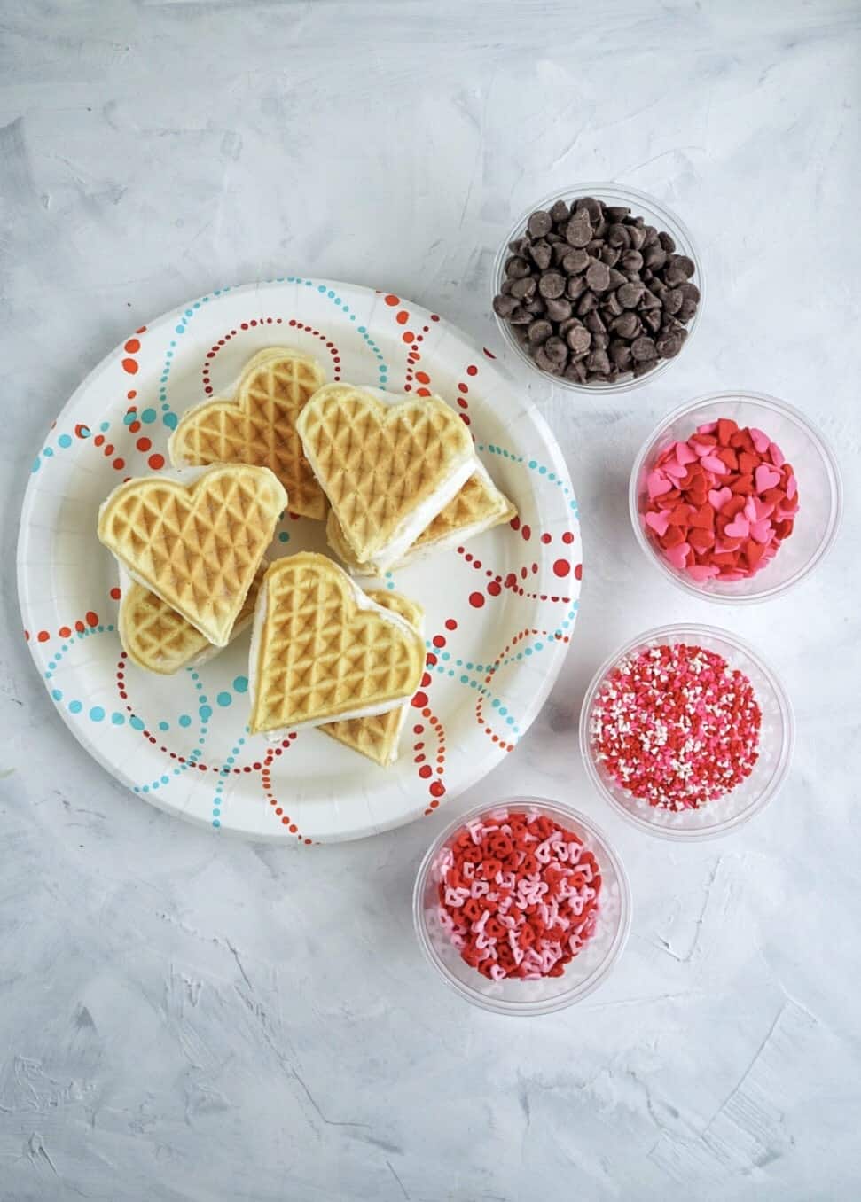 Waffle Ice Cream Sandwiches