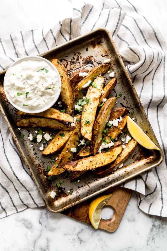 Air Fryer Greek French Fries The Windy City Dinner Fairy