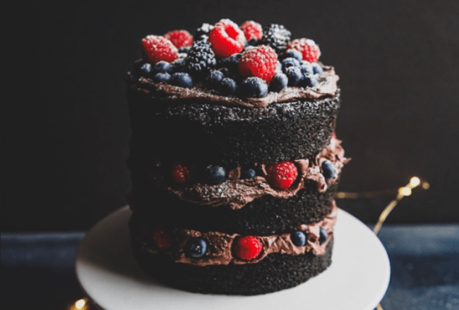 This Show Stopping Chocolate Berry Layer Cake Serves 16