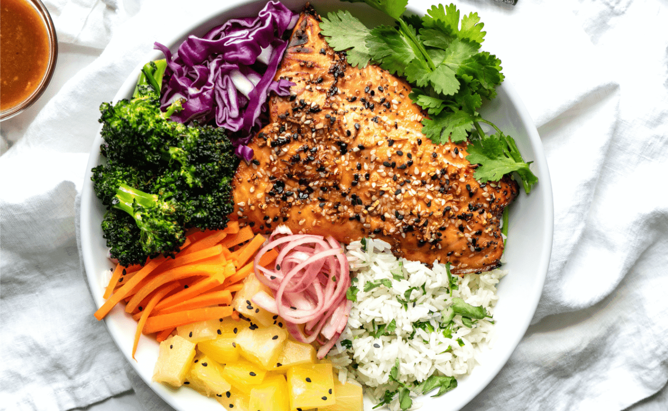 Air Fried Salmon Bowl - The Windy City Dinner Fairy