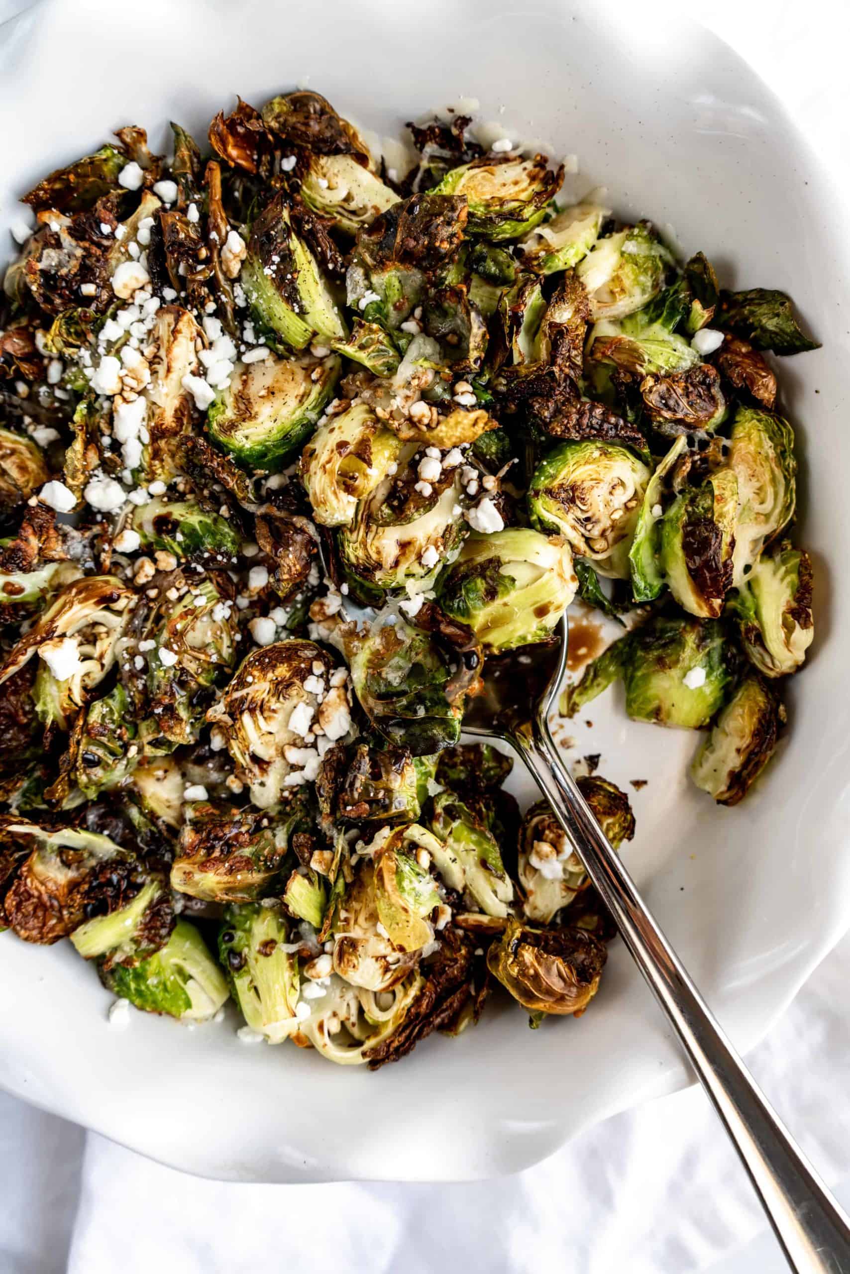 BalsamicRoasted Brussels Sprouts Windy City Dinner Fairy