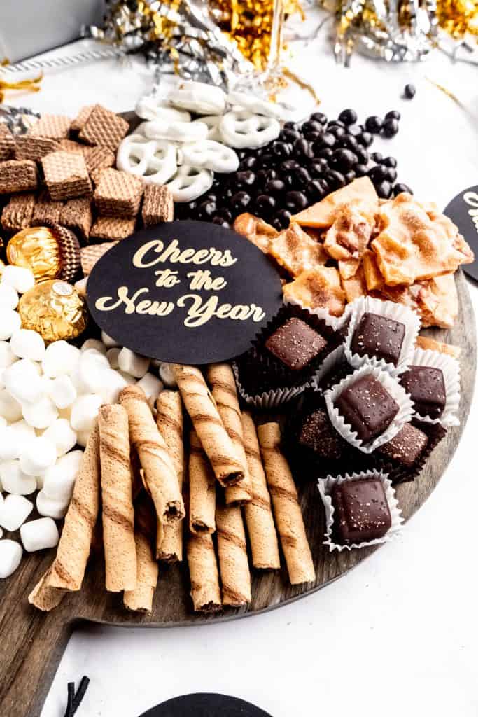 New Years Eve Dessert Charcuterie Board