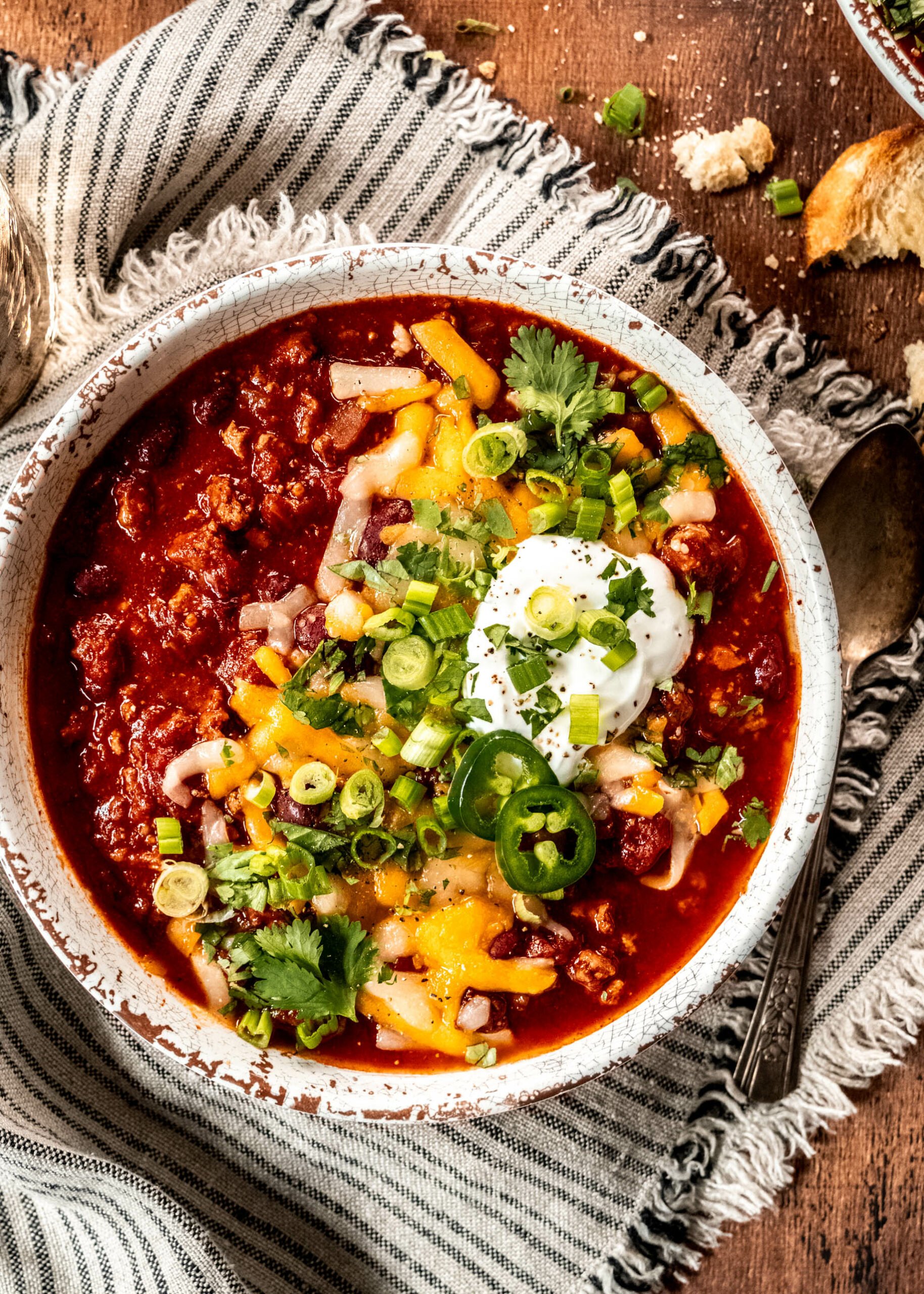 Spicy Turkey Chili - The Windy City Dinner Fairy