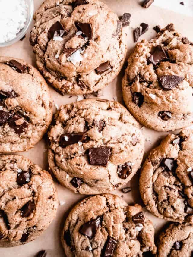 Brown Butter Toffee Chocolate Chunk Cookies
