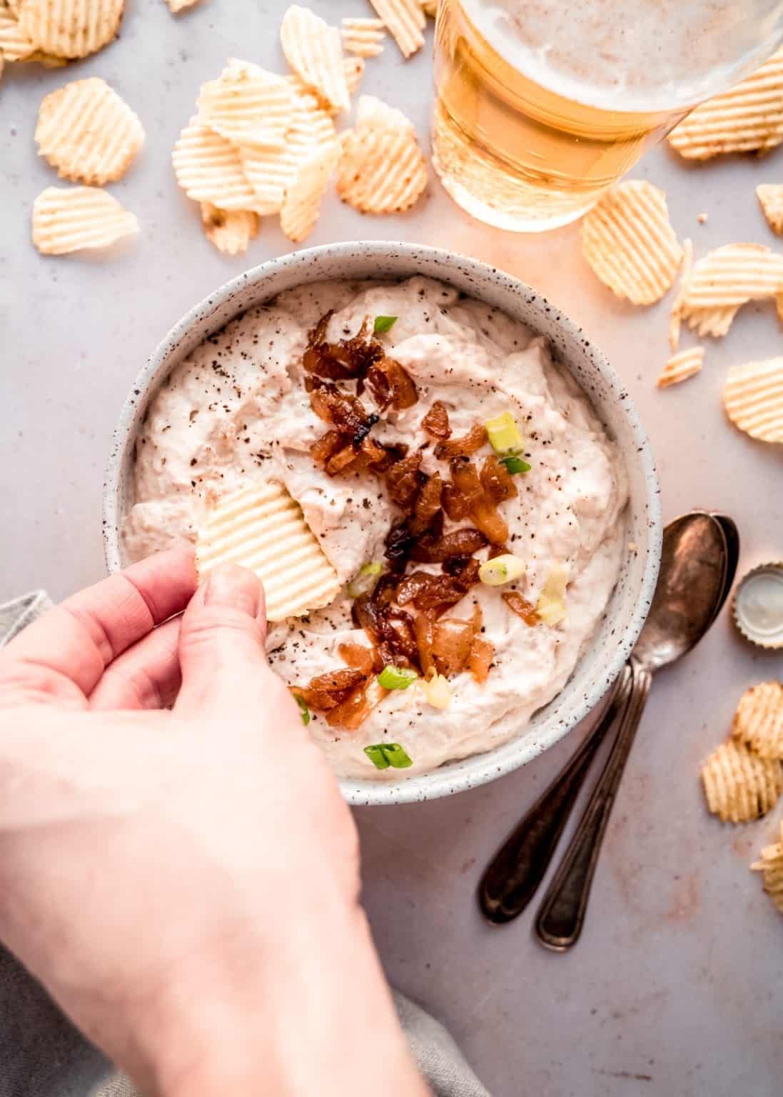 Caramelized Onion Dip The Windy City Dinner Fairy