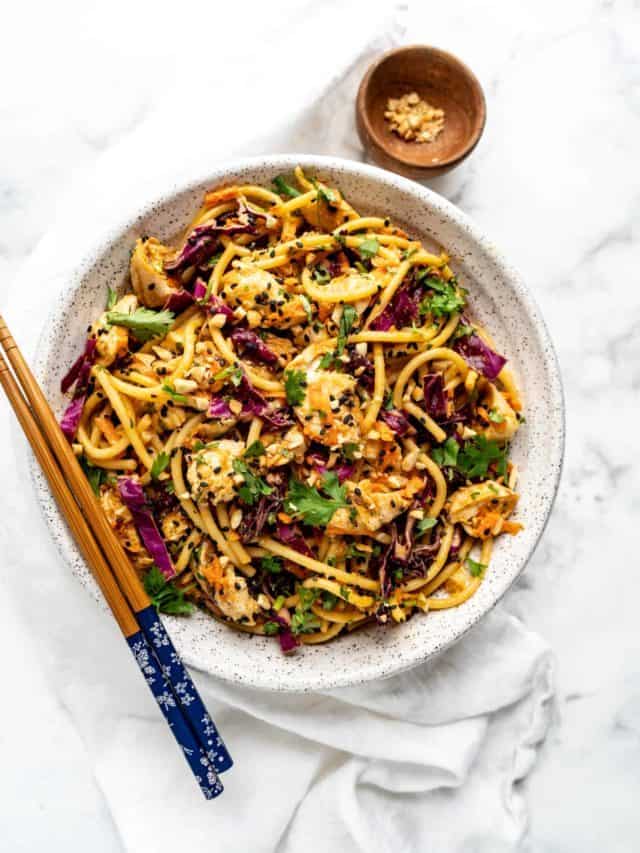 How To Make 15 Minute Spicy Peanut Noodles
