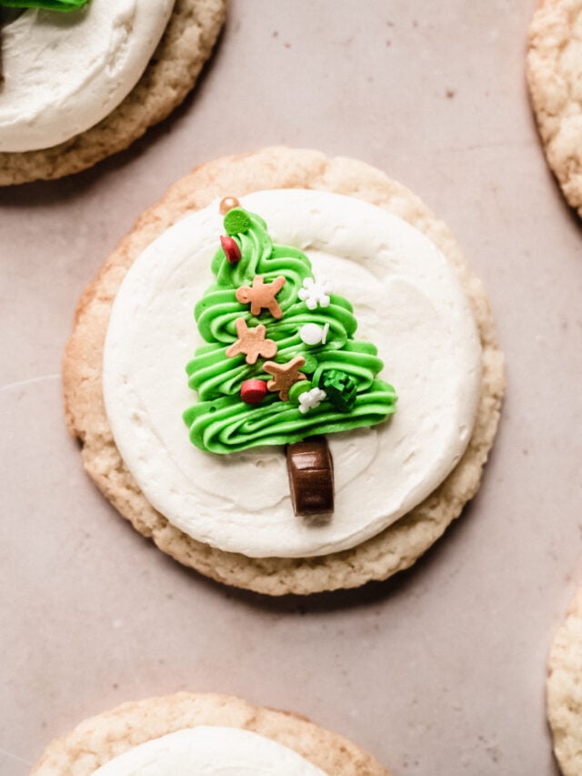 Easy Christmas Tree Cookies The Windy City Dinner Fairy