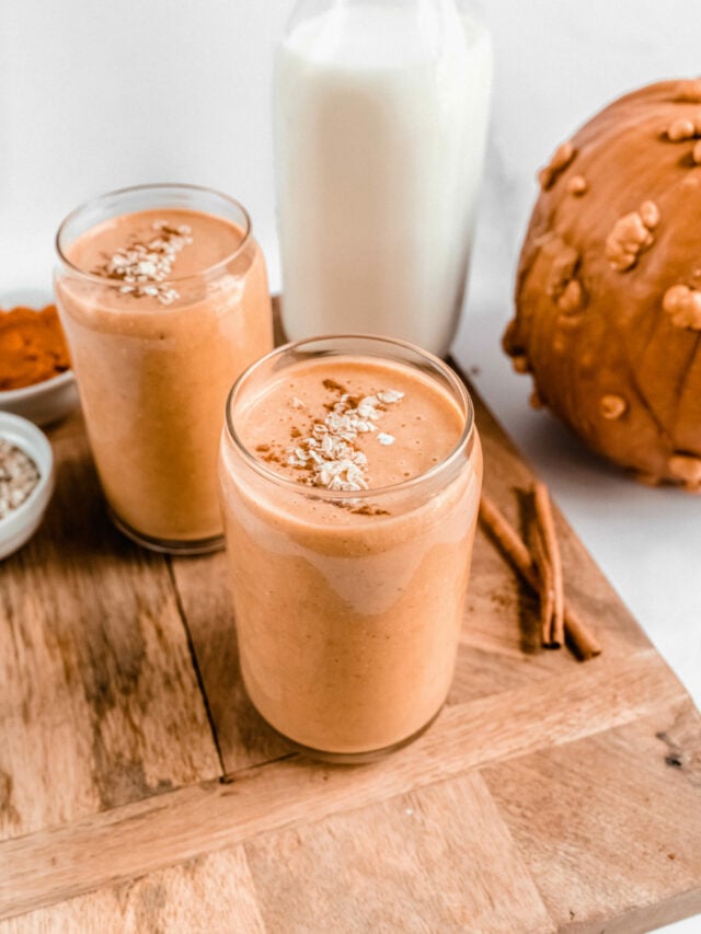 How to Make Healthy Pumpkin Smoothies