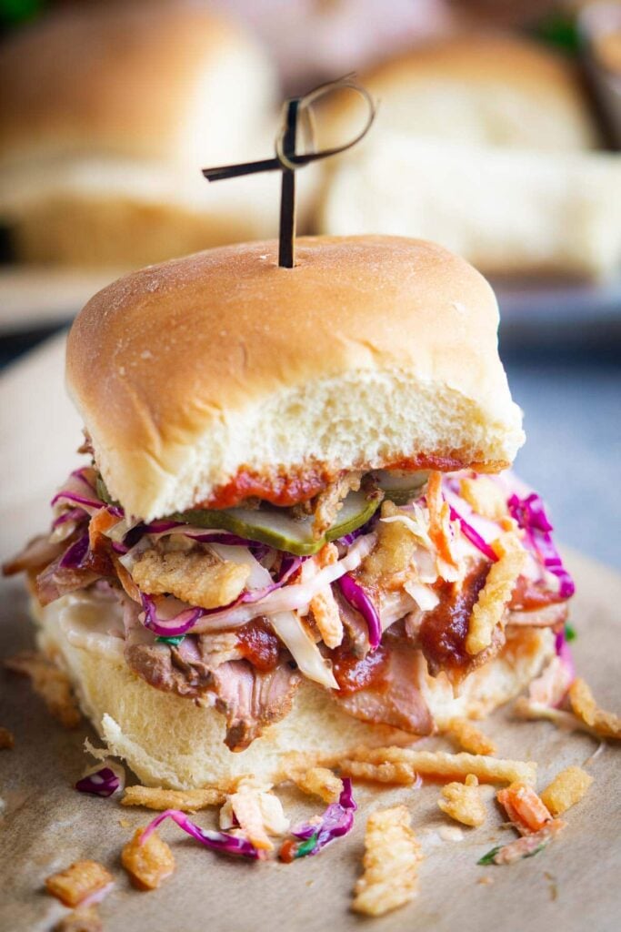 7 pulled pork sliders A 42a